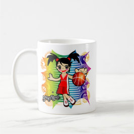 taza del chica del baloncesto