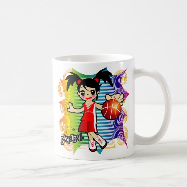 taza del chica del baloncesto (Derecha)
