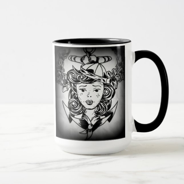Taza del chica del marinero (Derecha)