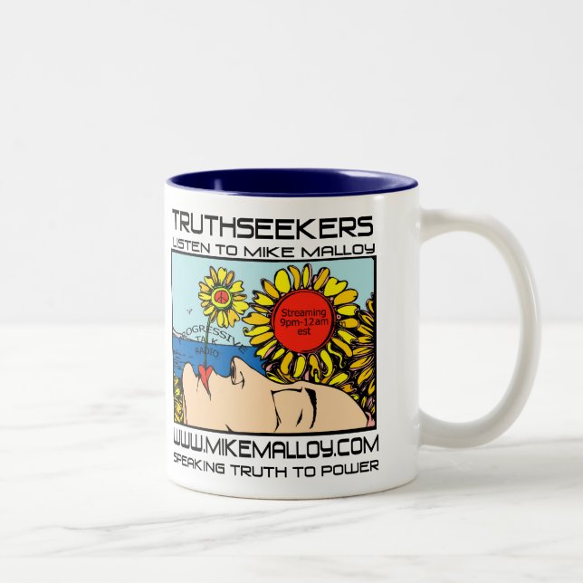 TAZA DEL CHICA TRUTHSEEKER DEL GIRASOL (Derecha)