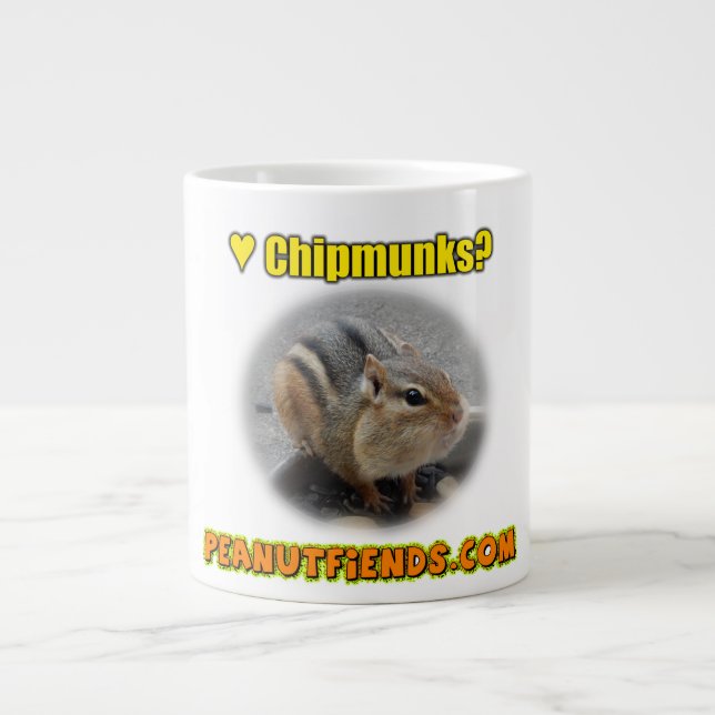 taza del Chipmunk de peanutfiends.com (Frente)