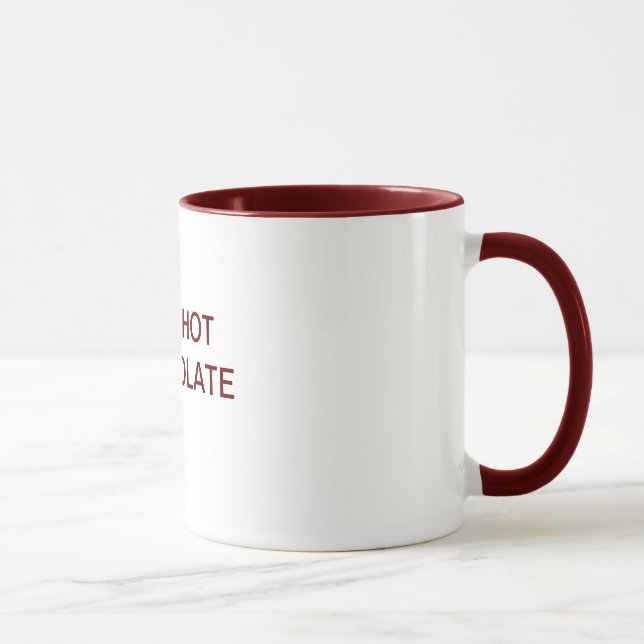 Taza del chocolate caliente (Derecha)