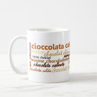 Taza del chocolate caliente