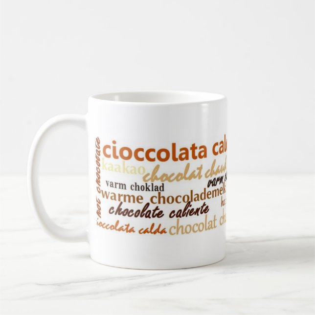 Taza del chocolate caliente (Izquierda)