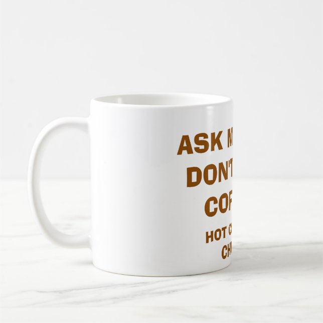 TAZA DEL CHUG DEL CHOCOLATE CALIENTE (Izquierda)