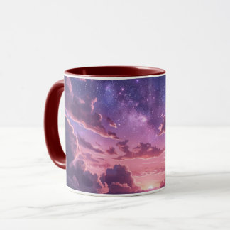 Taza del cielo de galaxia soñadora | Cerámica del