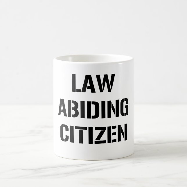 Taza del ciudadano respetuoso de las leyes (Centro)