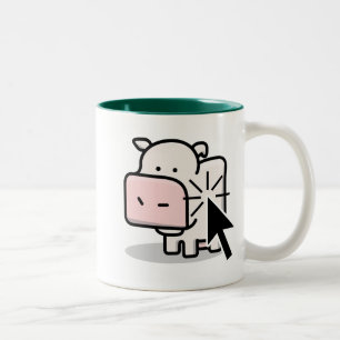 Taza del Clicker de la vaca