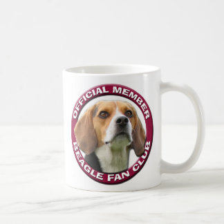 Taza del club de fans del beagle