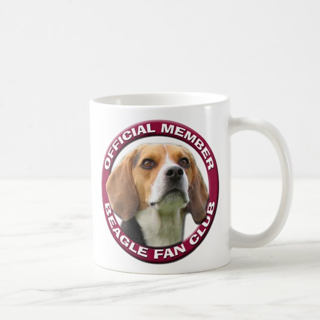 Taza del club de fans del beagle (Derecha)