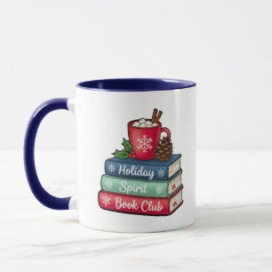 Taza del Club de Libros Espíritu Navideño