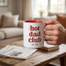 Taza del Club de Papá Caliente Regalo Único del Dí