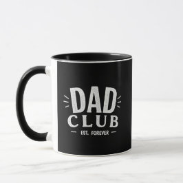 Taza del Club de Papá Negro Divertido | Taza de Ca