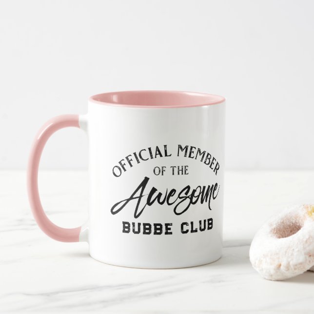 Taza del Club Oficial de Bubbe (Con donut)