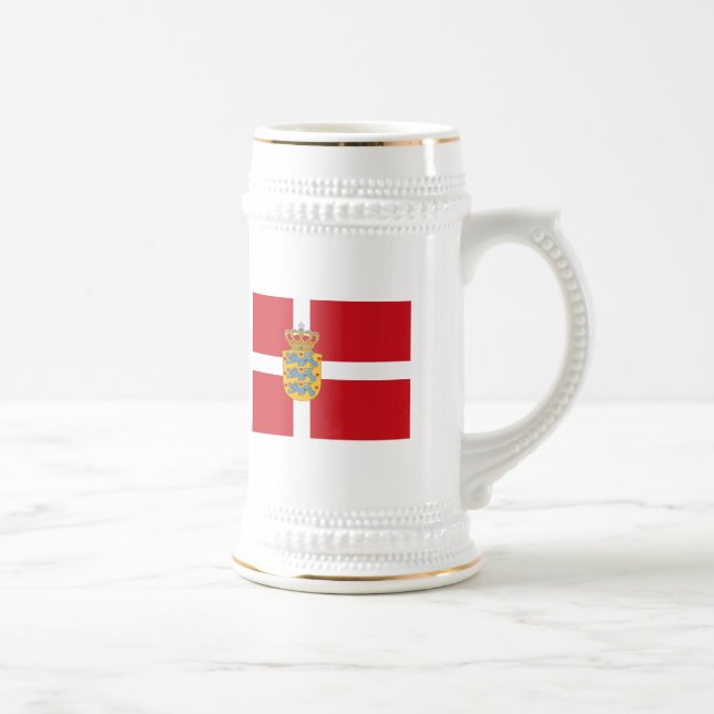 Taza del COA de Dinamarca Flagw (Derecha)