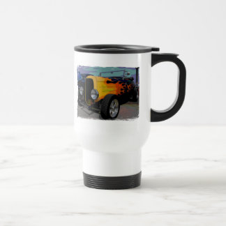 Taza del coche de carreras