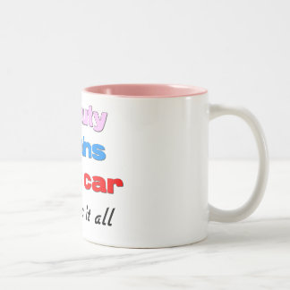 Taza del coche rápido de los cerebros de la