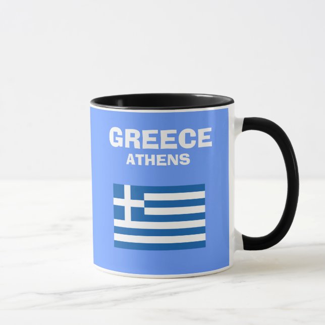 Taza del código de país de Greece* GR (Derecha)