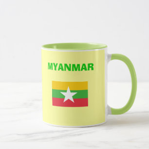 Taza del código de país del milímetro Myanmar