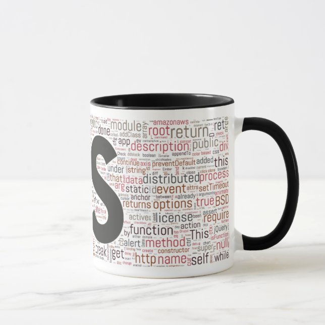 Taza del código del Javascript (Derecha)