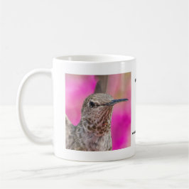 Taza del colibrí de Ana femenino