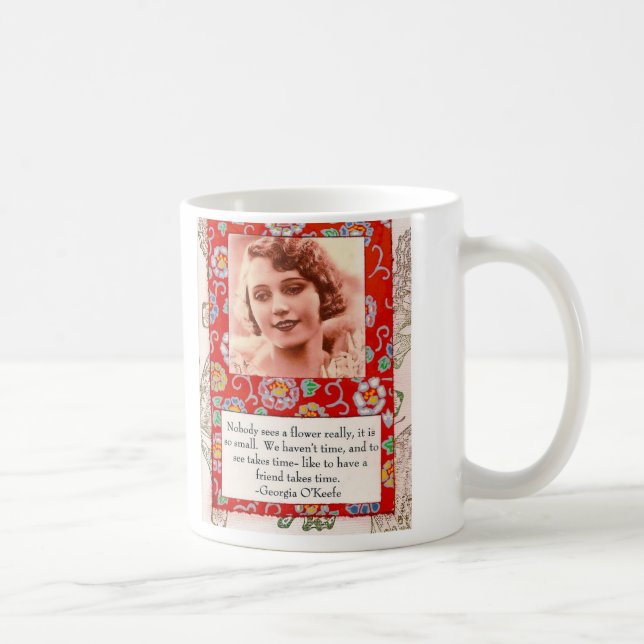 Taza del collage de la cita de la amistad de (Derecha)