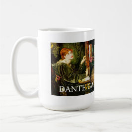 Taza del collage de las mujeres de Rossetti