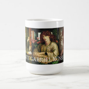 Taza del collage de las mujeres de Rossetti