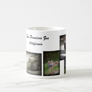 Taza del collage del parque zoológico de SF