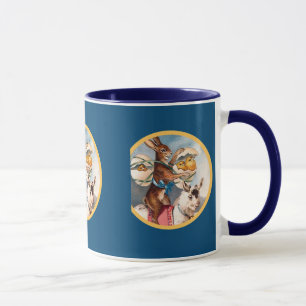 Taza del conejito de pascua del vintage