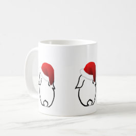 Taza del conejito de Santa