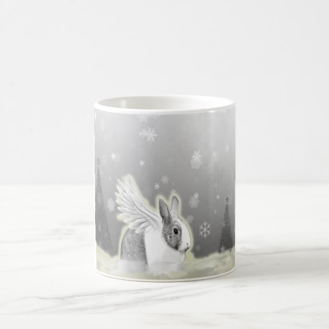 Taza del conejito del ángel (Centro)