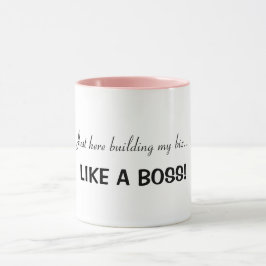 Taza del constructor de los negocios