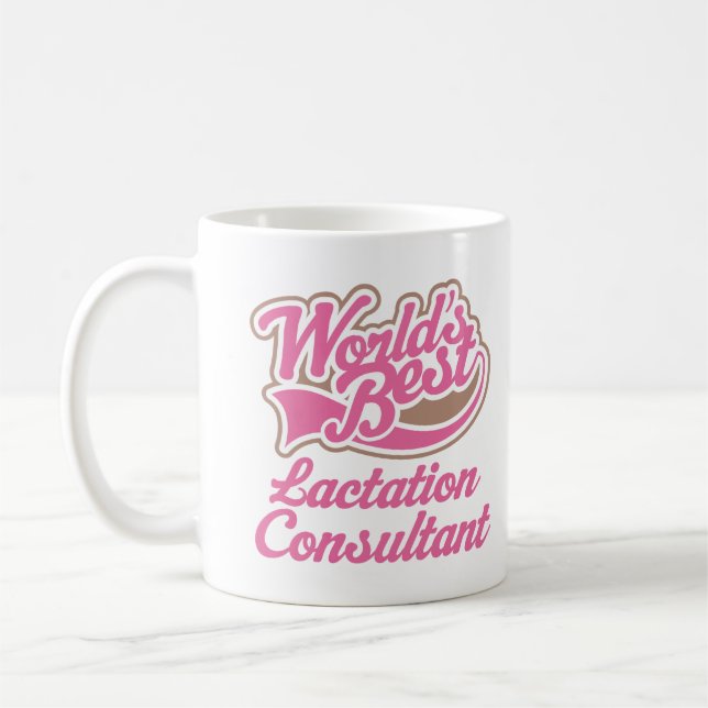 Taza del consultor de la lactancia (mundo mejor) (Izquierda)