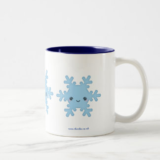 Taza del copo de nieve de Kawaii