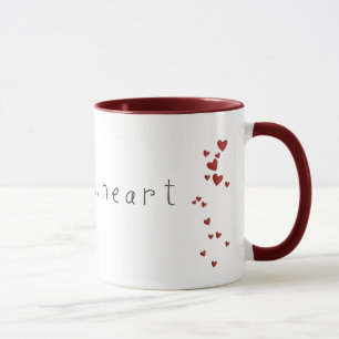 taza del corazón