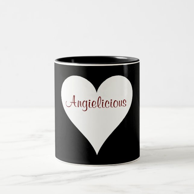 Taza del corazón de Angielicious (Centro)