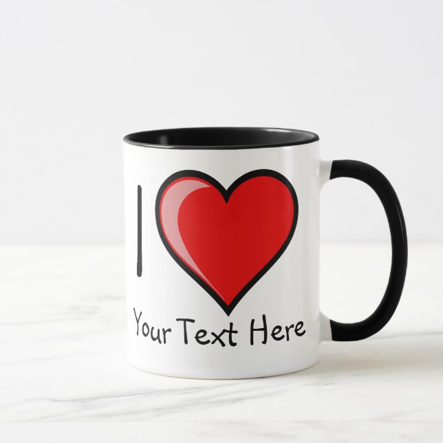Taza del corazón de Customizabe I (Derecha)