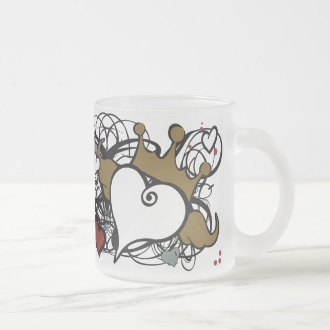 Taza del corazón de la corona (Derecha)
