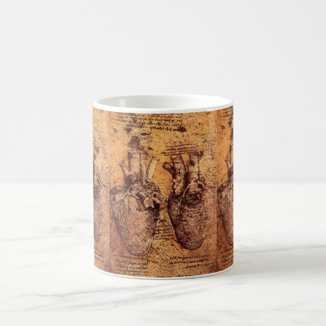 Taza del corazón de Leonardo da Vinci (Centro)