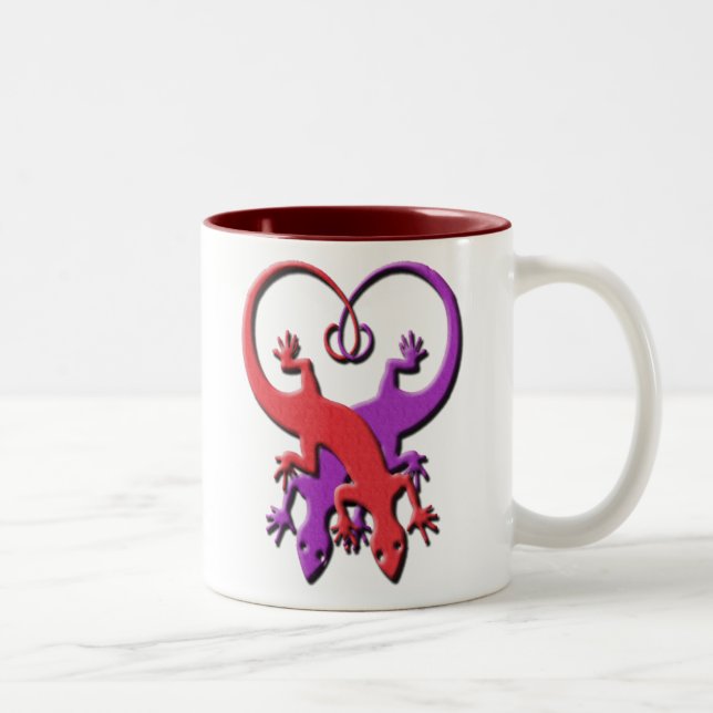 Taza del corazón del Gecko (Derecha)