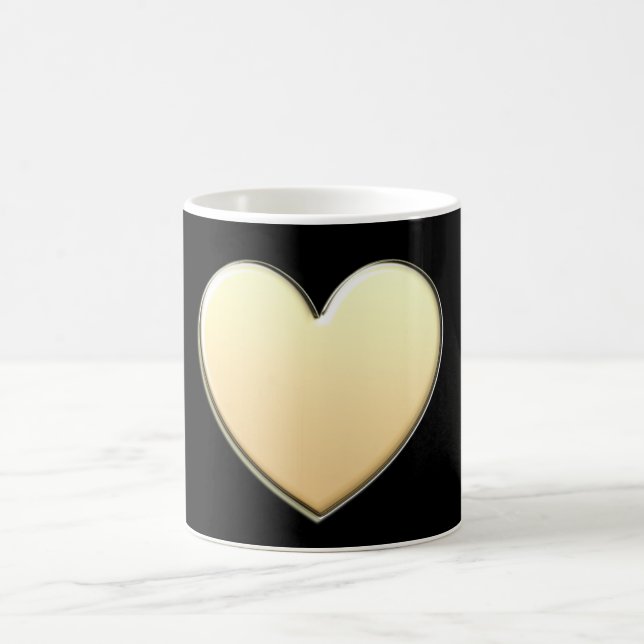 Taza del corazón del oro (Centro)