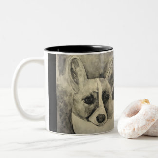 Taza del Corgi del amor adolescente