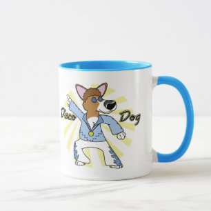 Taza del Corgi Galés del Pembroke del disco