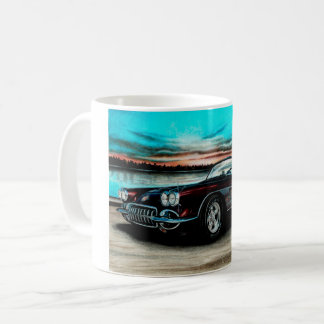 Taza del Corvette C1, cereza negra Vette.