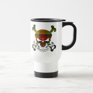 Taza del cráneo del tartán de Buchanan