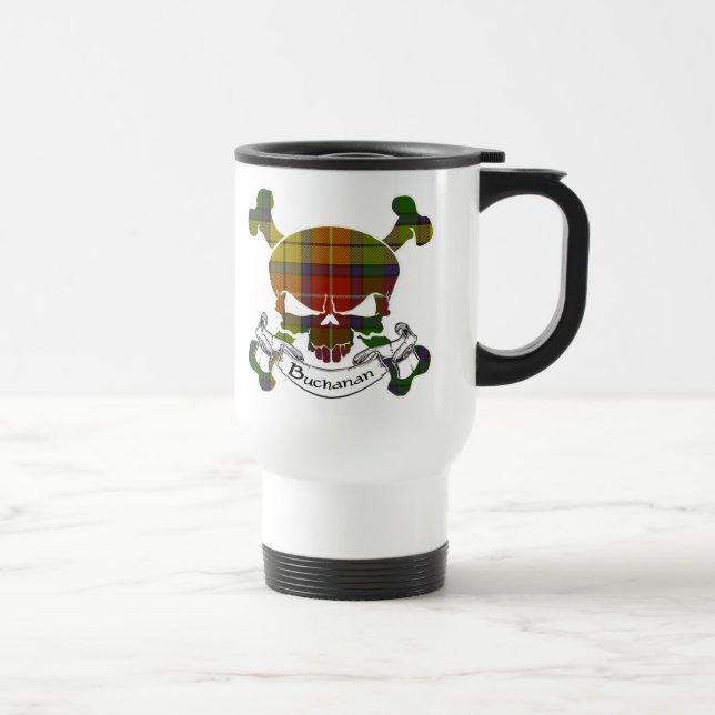 Taza del cráneo del tartán de Buchanan (Derecha)