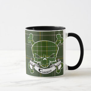 Taza del cráneo del tartán de Currie