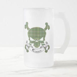 Taza del cráneo del tartán de Currie