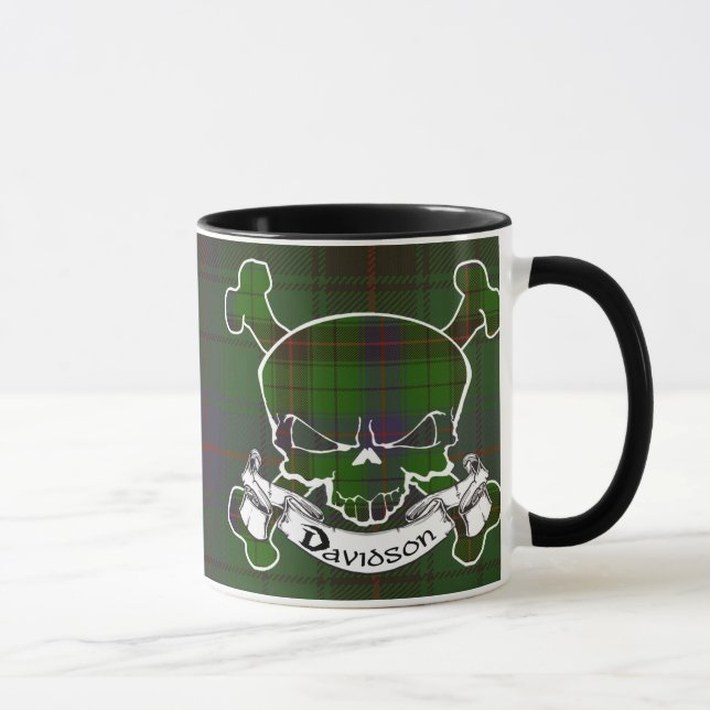 Taza del cráneo del tartán de Davidson (Derecha)